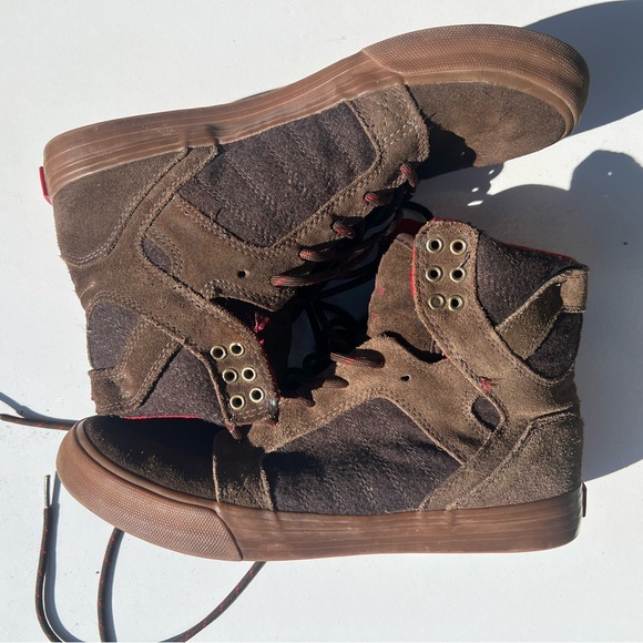 SUPRA Brown High-Top Sneakers - Picture 6 of 7